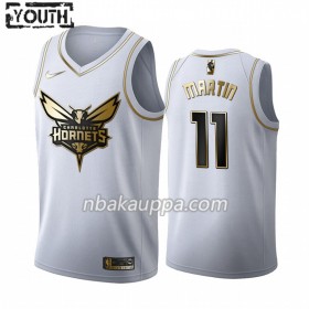 Charlotte Hornets Cody Martin 11 Nike 2019-2020 Valkoinen Golden Edition Pelipaidat Swingman - Lasten